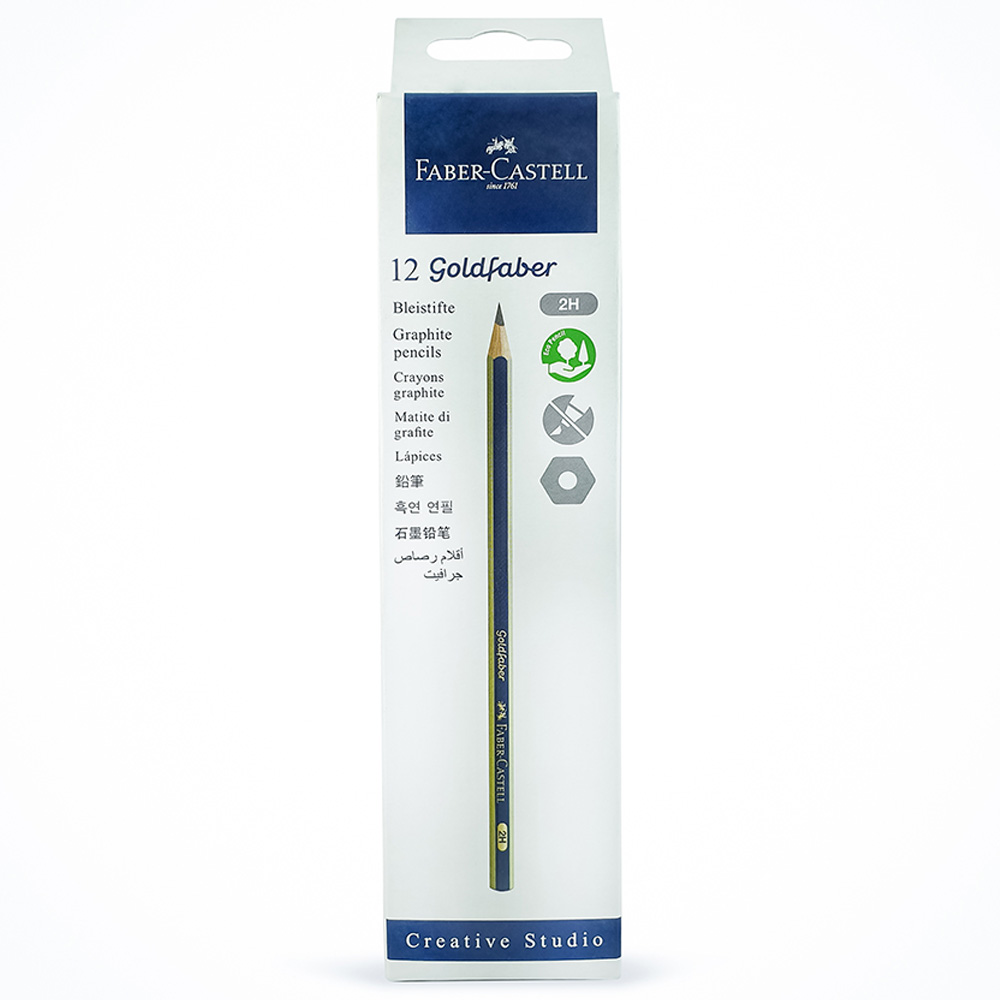 Faber-Castell - Gold Faber Graphite Pencil 2H - 12pcs
