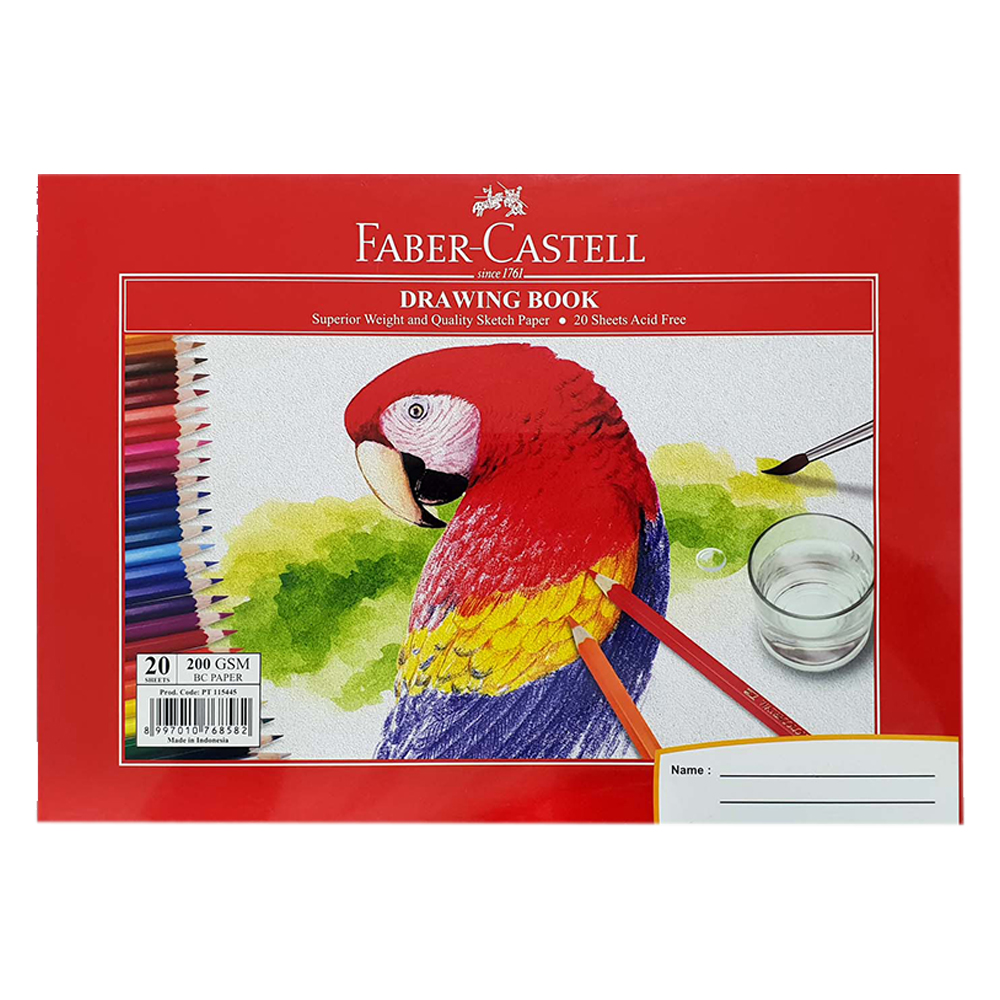 فيبر كاسل كتاب رسم A4 20 ورقة