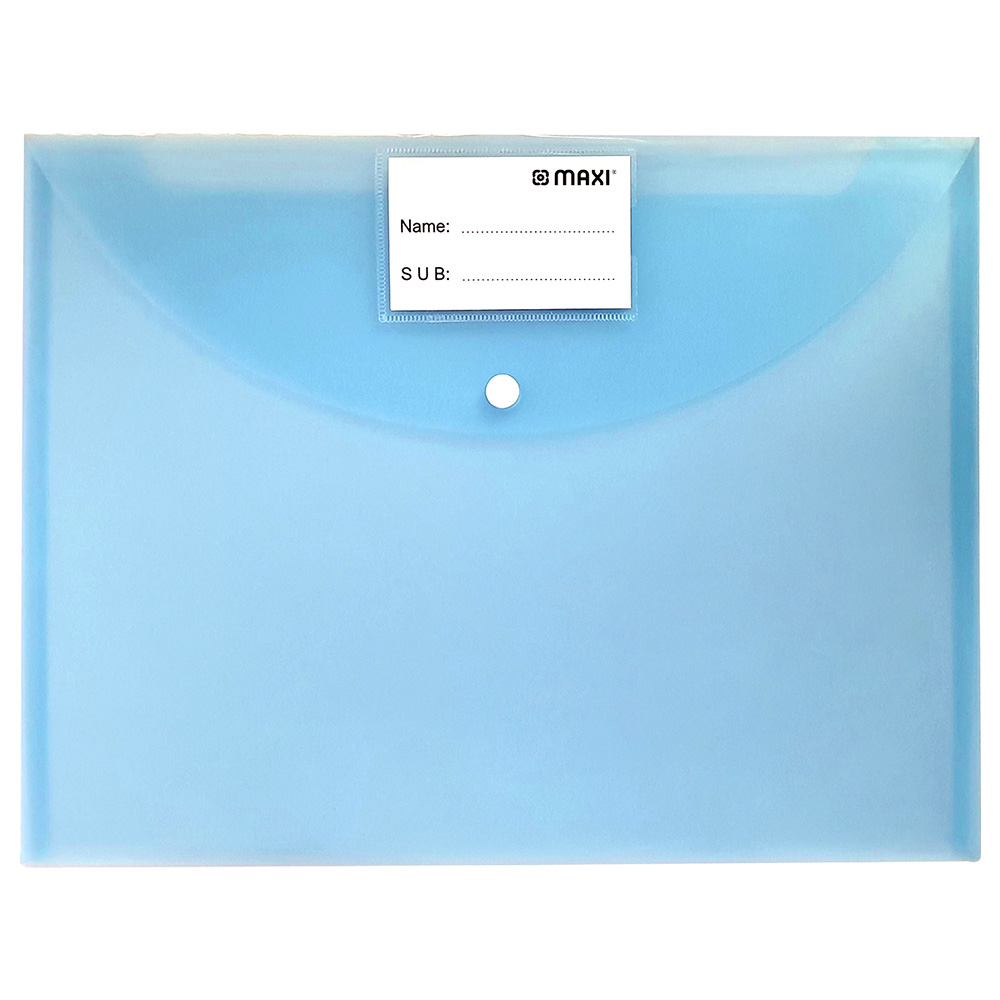 Maxi - Foolscap Document Folder - Light Blue