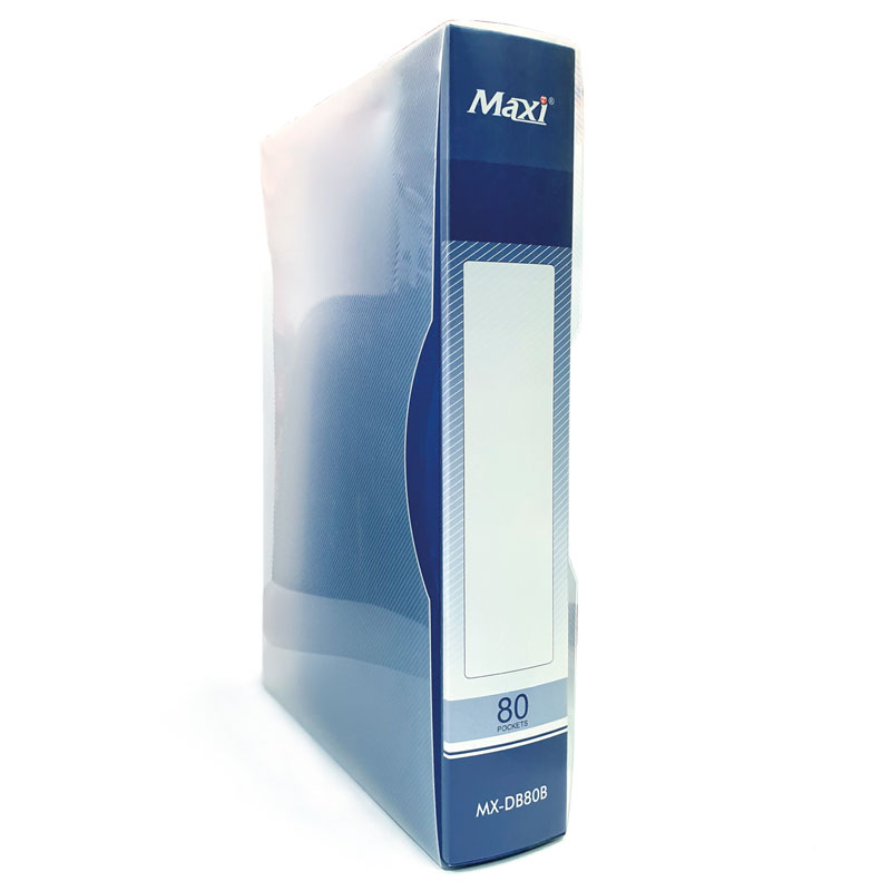 Maxi - Display Book 80 Pockets - Blue 