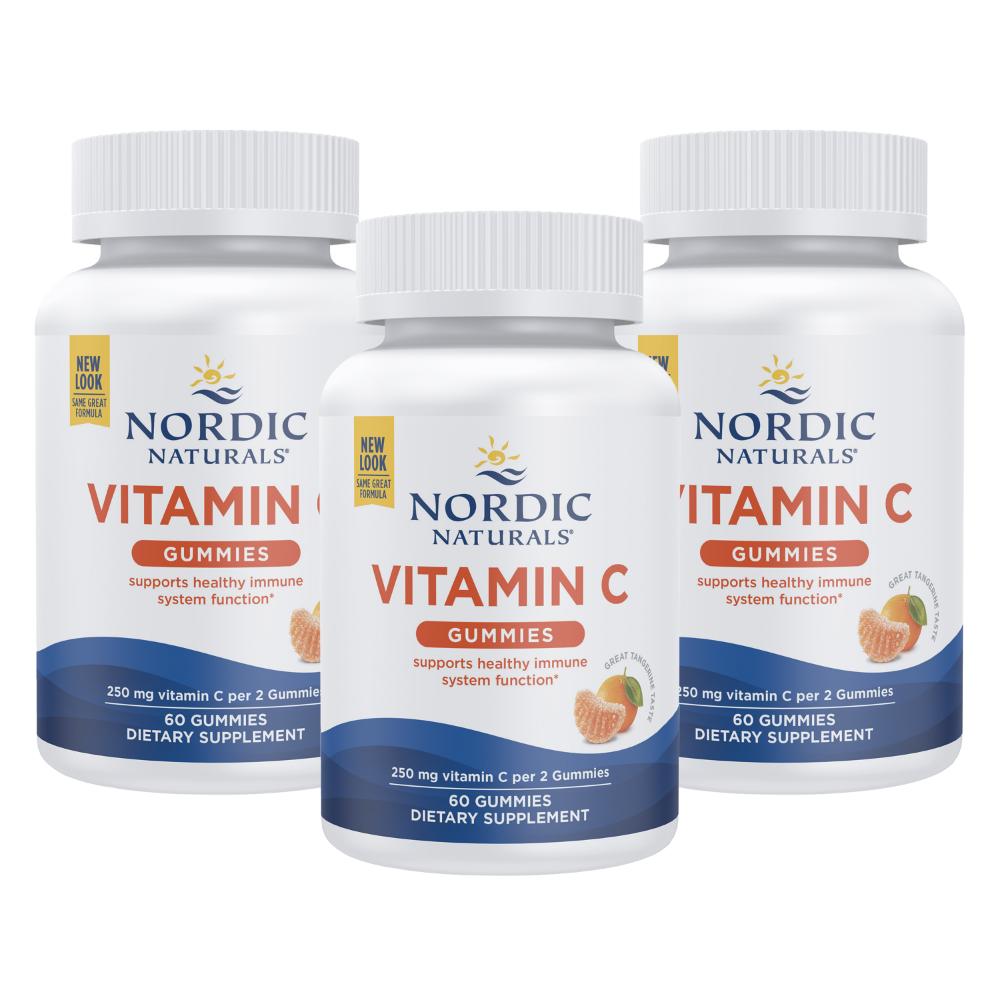 Nordic Naturals - Vitamin C Gummies 60's Pack of 3