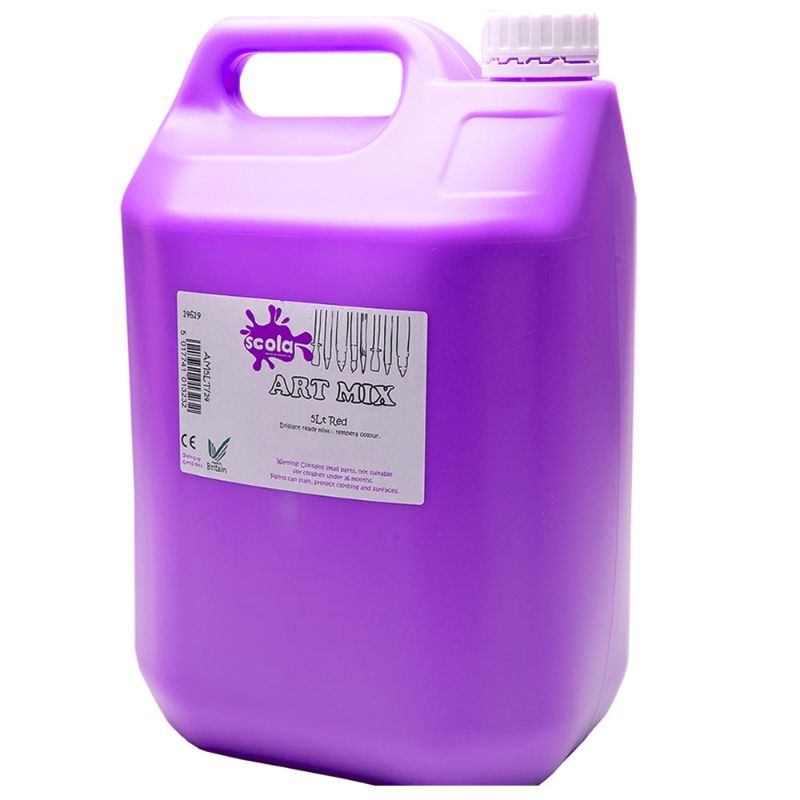 سكولا - طلاء جاهز للاستخدام - بنفسجي - 5 لتر