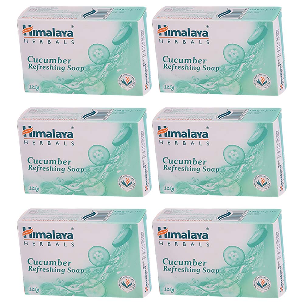 Himalaya - 6pcs Refreshing Cucumber Soap 125g