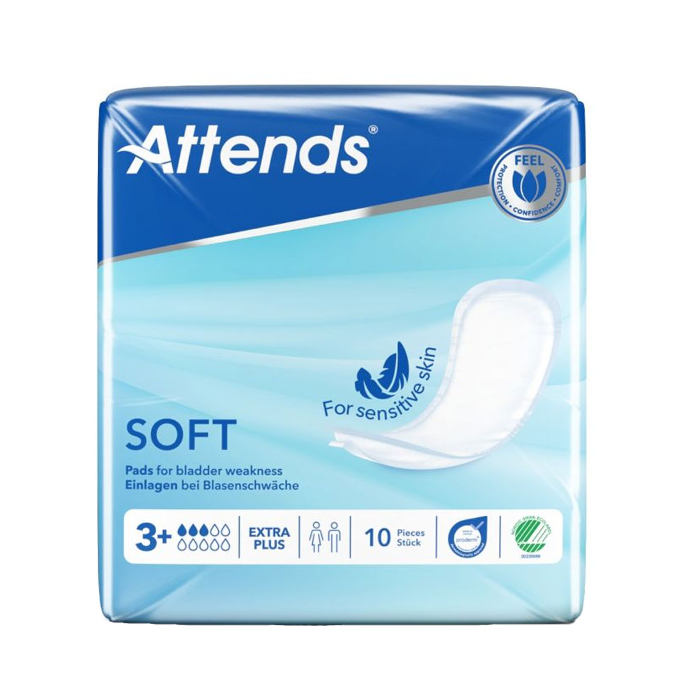 Attends - Soft 3 Extra Plus Pads Pack of 10