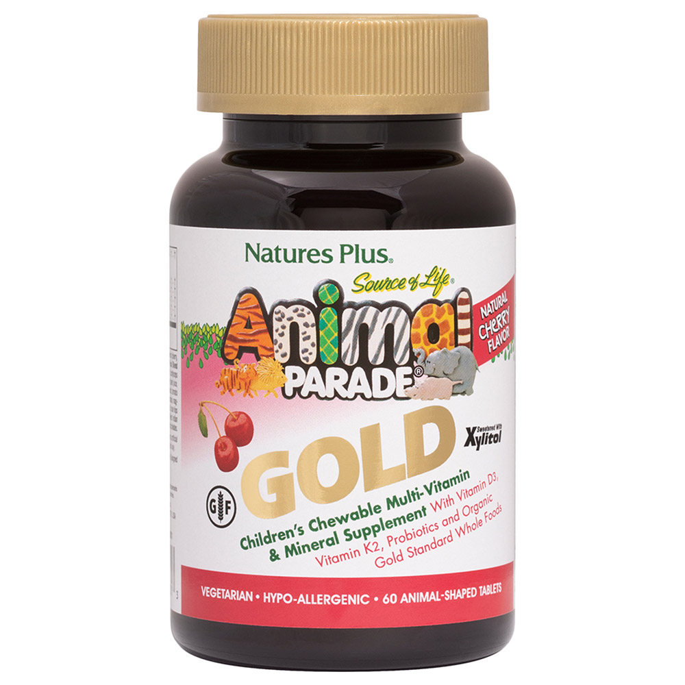 أنيمال باريد جولد، أقراص مضغ متعددة للأطفال، 60 قرصًا
