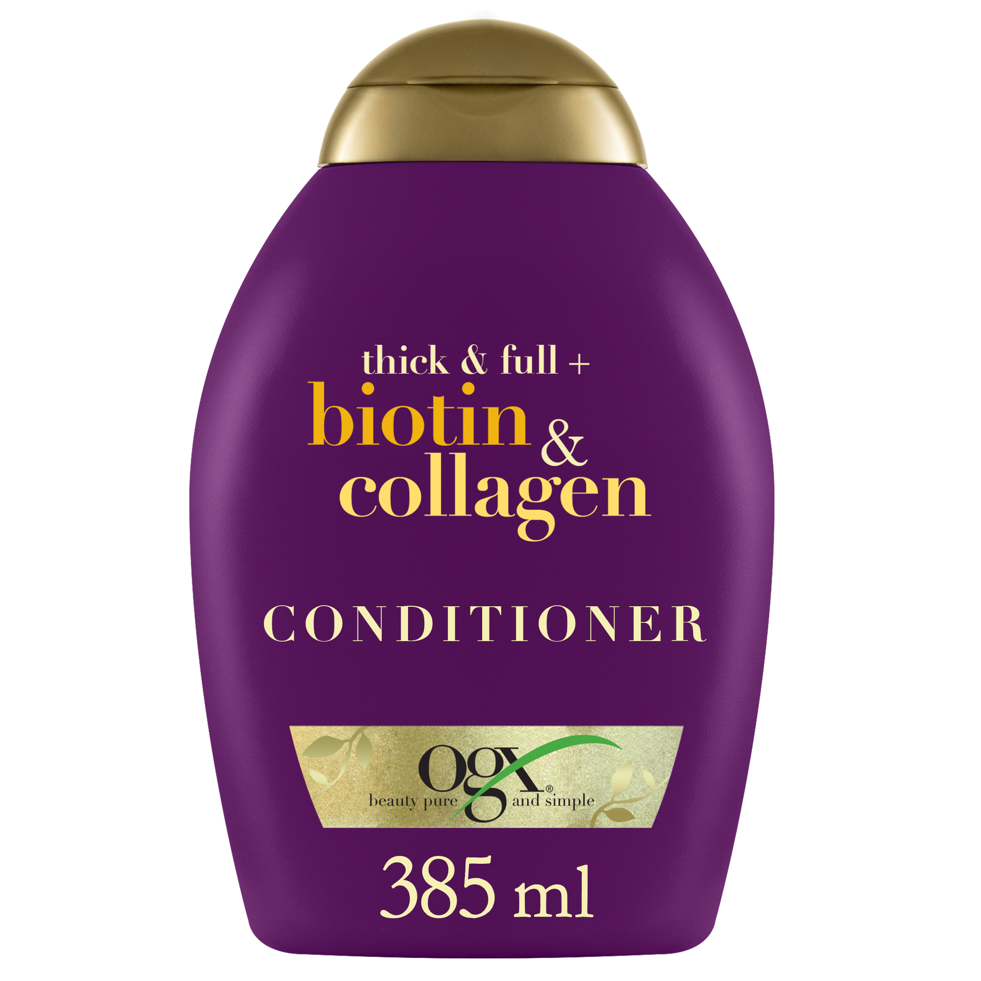 OGX Conditioner Thick & Full+ Biotin & Collagen New Gentle and PH Balanced Formula 385ml