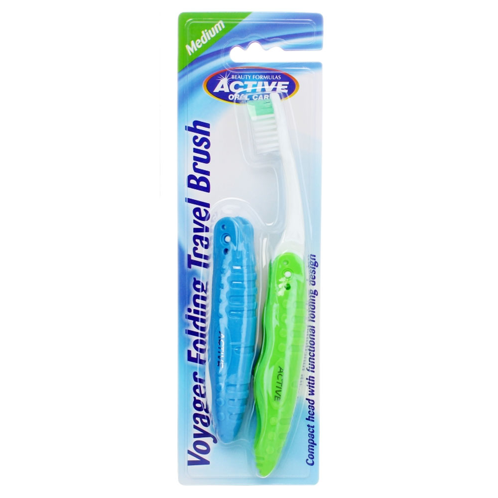 Beauty Formulas - Voyager Folding Brush Pack of 2 - Medium