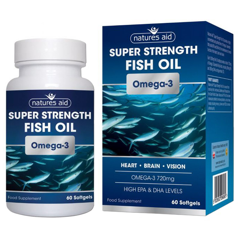 Natures Aid - Omega-3 Super Strength - 60 Softgel