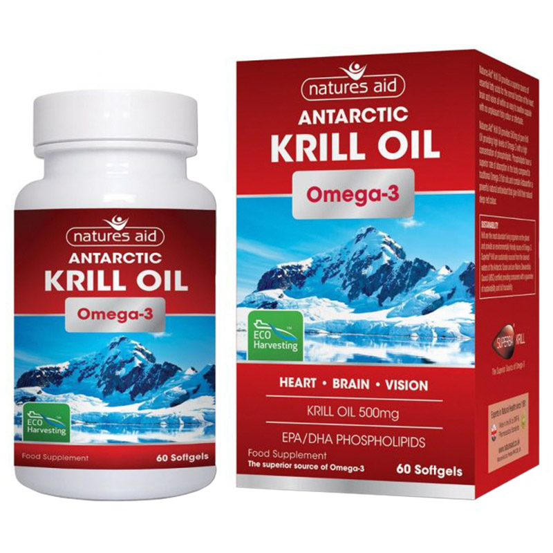 Natures Aid - 500 Mg Krill Oil - 60 Softgel