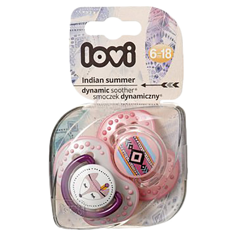 لوفي لهاية سيليكون مرنة الحركة عدد 2 صيف هندي زهري 6 18 شهر