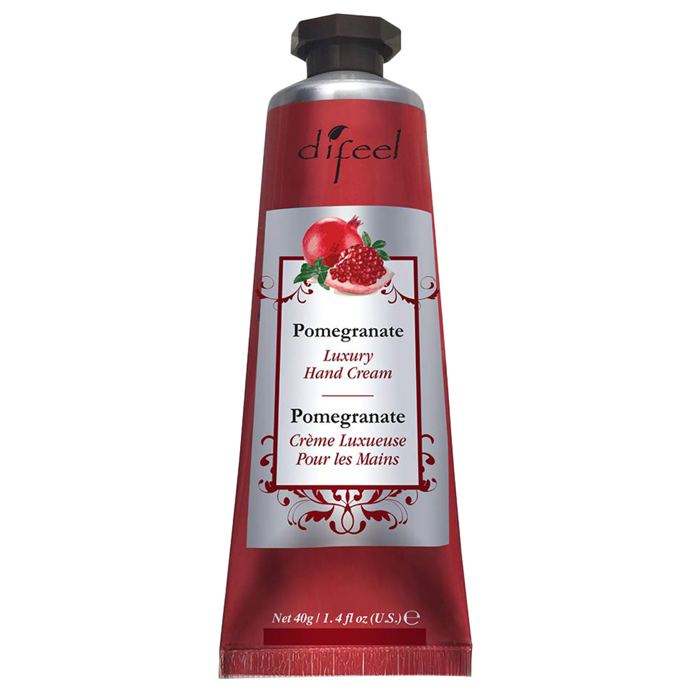 Difeel Luxury Moisturizing Hand Cream - Pomegranate 40g