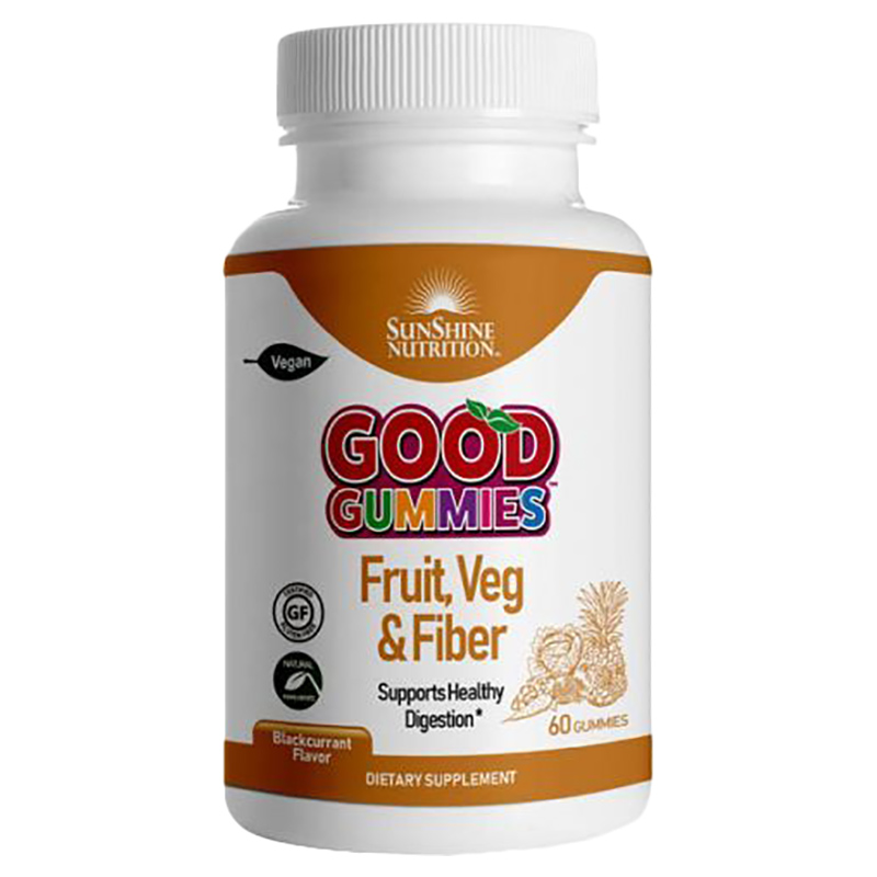 Sunshine Nutrition - Good Gummies Fruit Veg & Fiber 60's