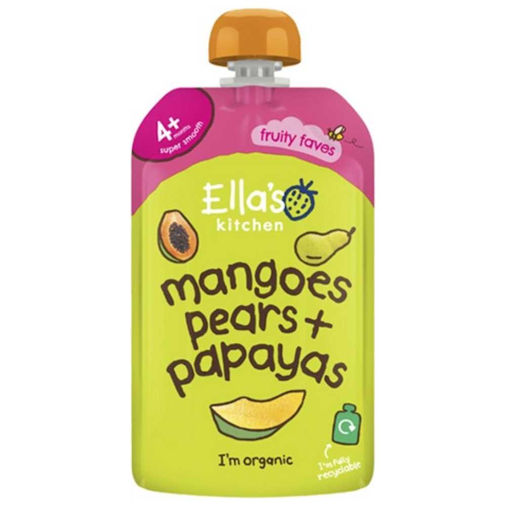 Ella's Kitchen - Mangoes Pears + Papayas 120g