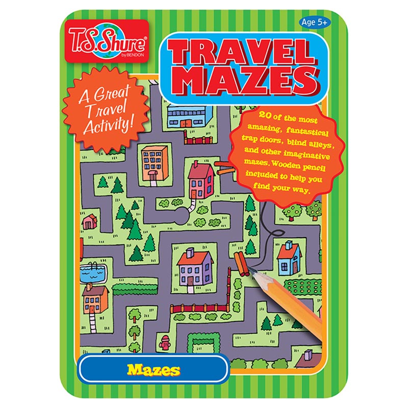 Travel Mazes: A Great Travel Activity Book