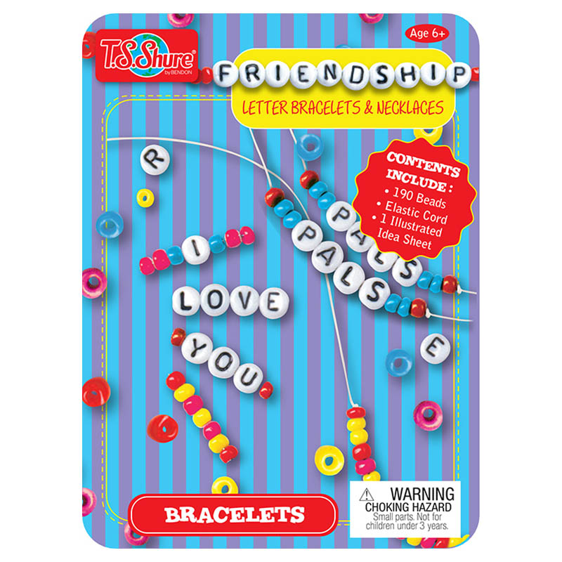 Friendship: Letter Bracelets & Necklaces Activity Book