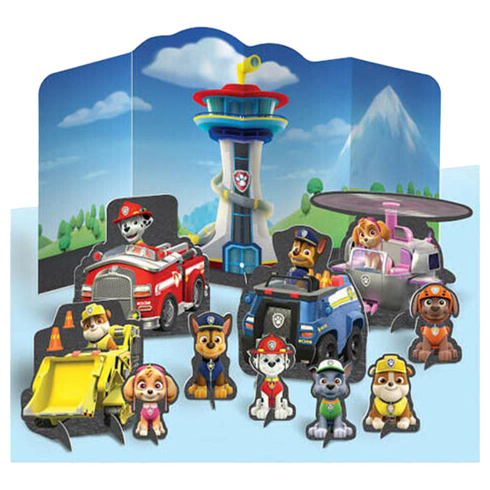 Party Centre - Paw Patrol Adventures Cardstock Table Kit