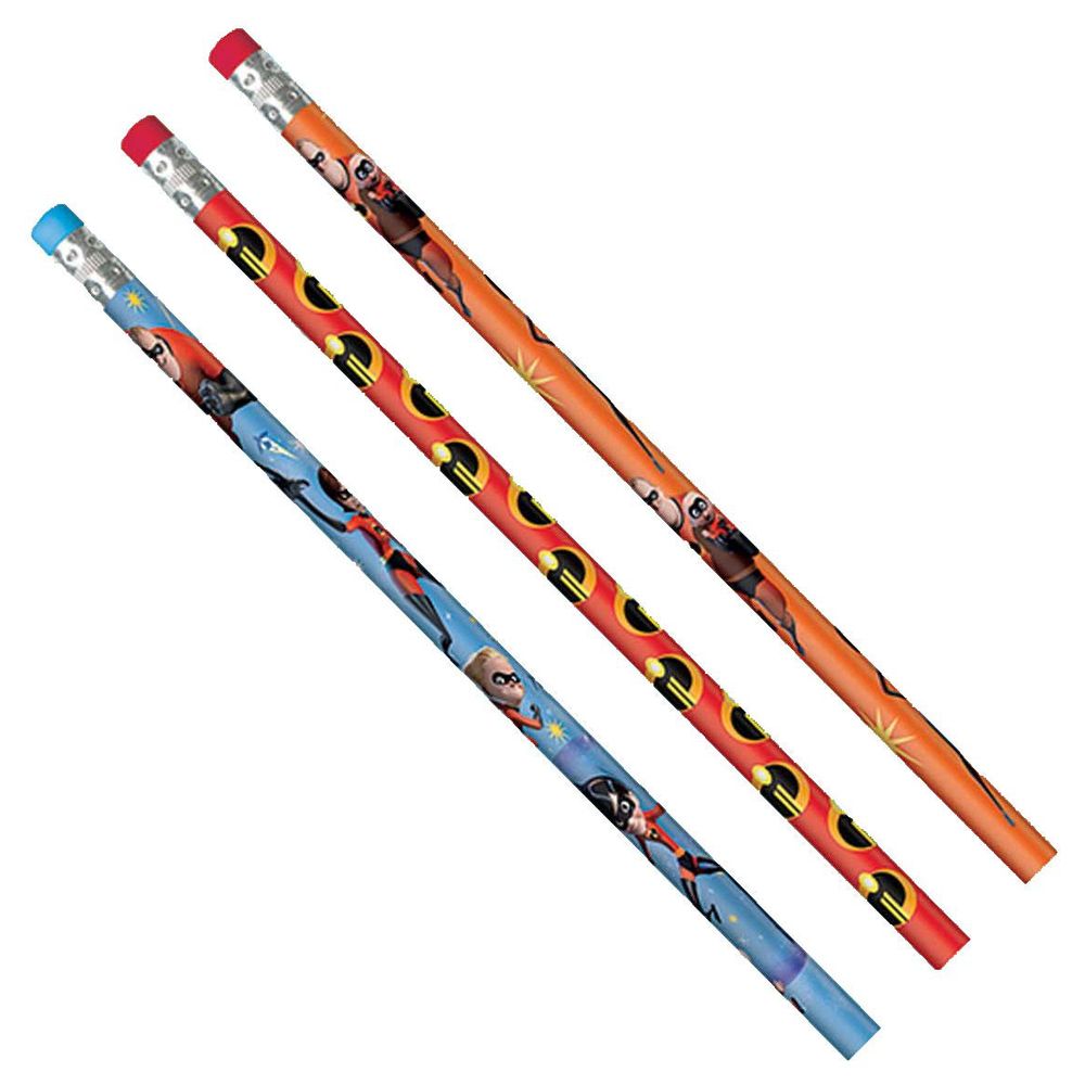 Party Centre - Incredibles 2 Pencils 12pcs
