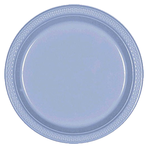 Amscan - Plastic Plates 10.25" 20pcs - Pastel Blue
