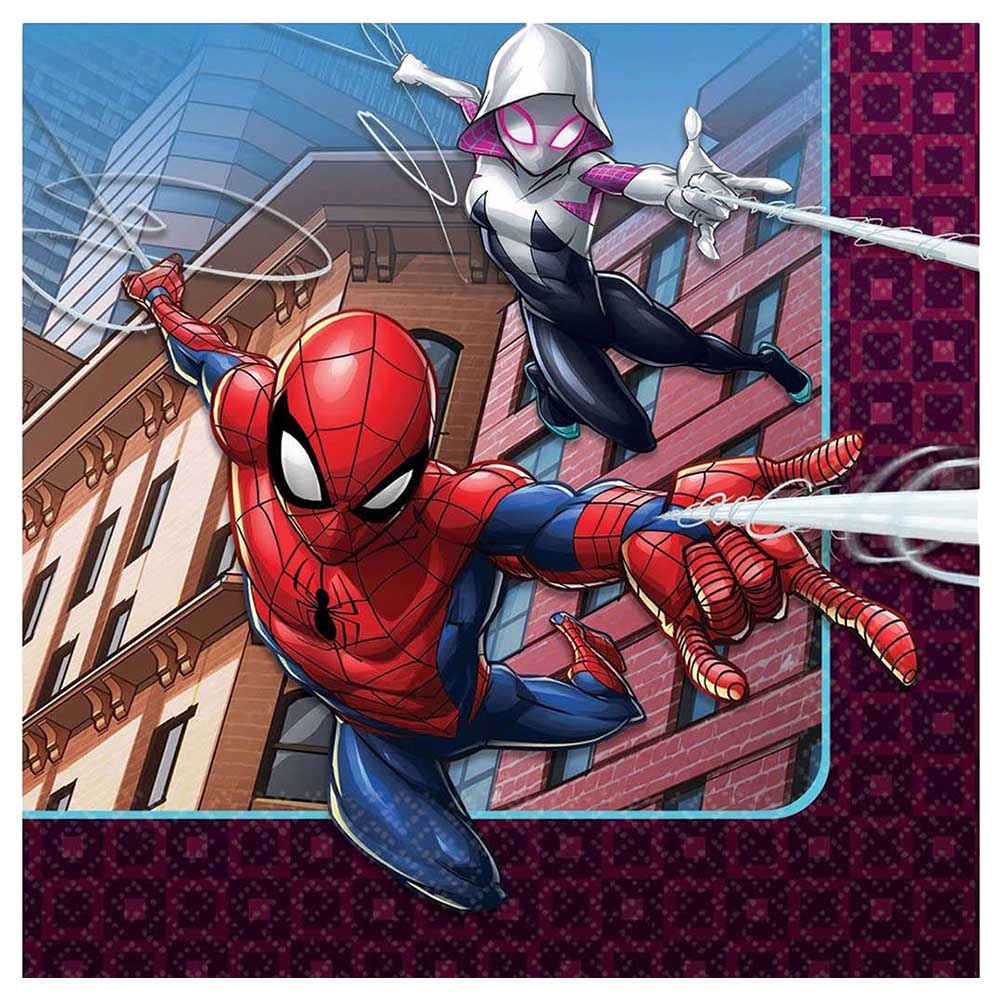 Party Centre - Spiderman Webbed Wonder Beverage Tissues