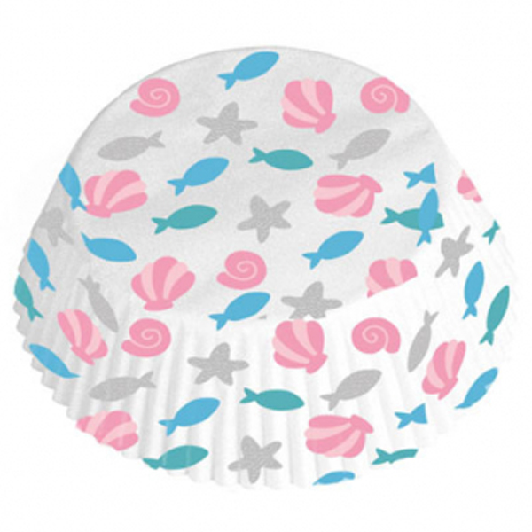 Party Centre - Be A Mermaid Cupcake Cases 48pcs