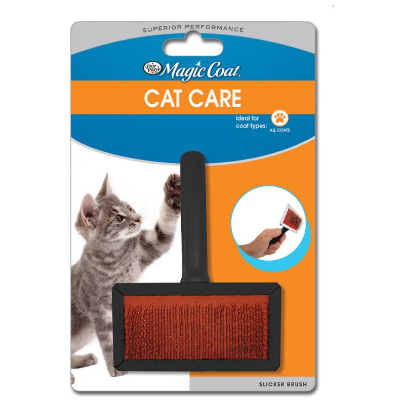 فرشاة ماجيك كوت للقطط/القطط الصغيرة من فور باوز - مقاس واحد