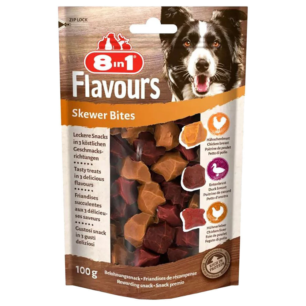 8إن1 - وجبة خفيفة للكلاب - سكيور بايتس - 100 غرام