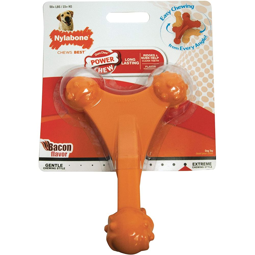 نايلابون - عظمة مضغ للكلاب ديورا تشيو - محور - حجم واحد