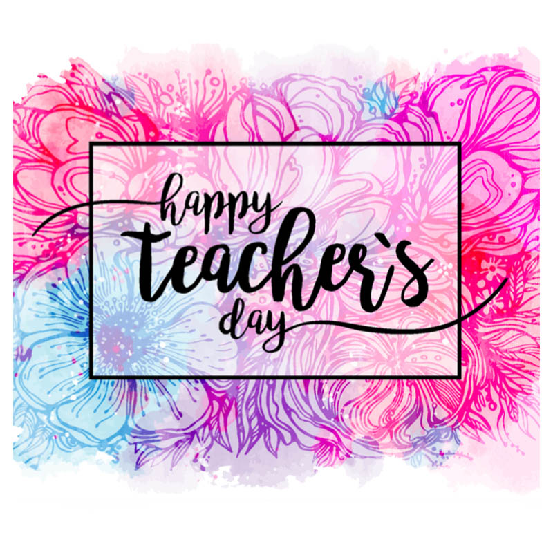 Pinak - Happy Teacher's Day Floral Card