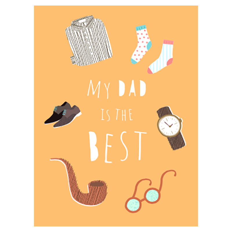 Pinak - Father's Things Card - A6 Card