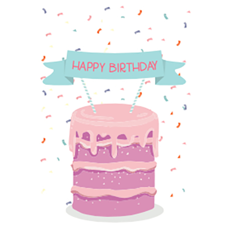 Pinak - Confetti Cake A6 Card