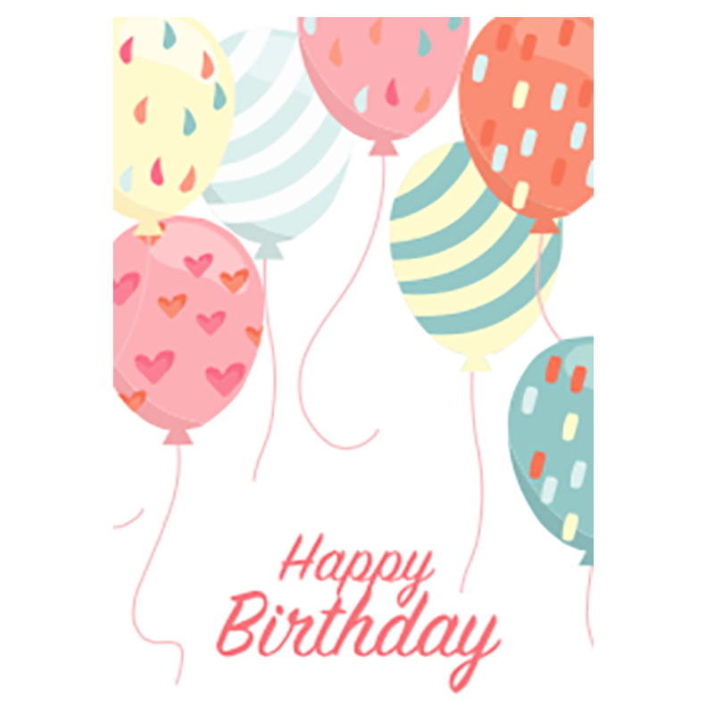 Pinak Birthday Balloons A6 Card