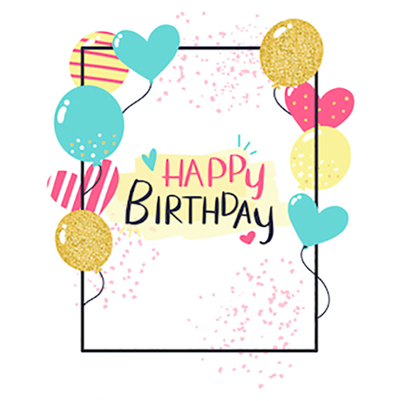 Pinak - Birthday Balloons A6 Card