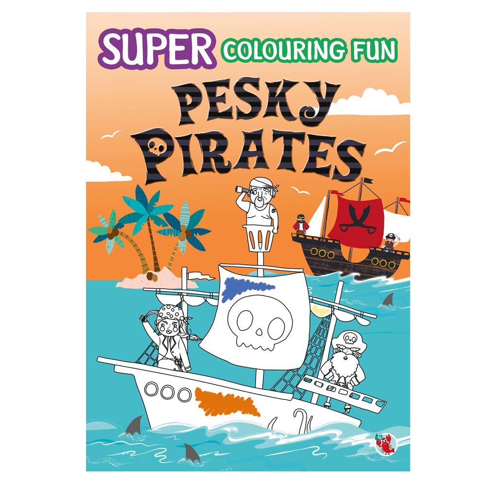 Laughing Lobster - Super Colouring Fun: Pesky Pirates