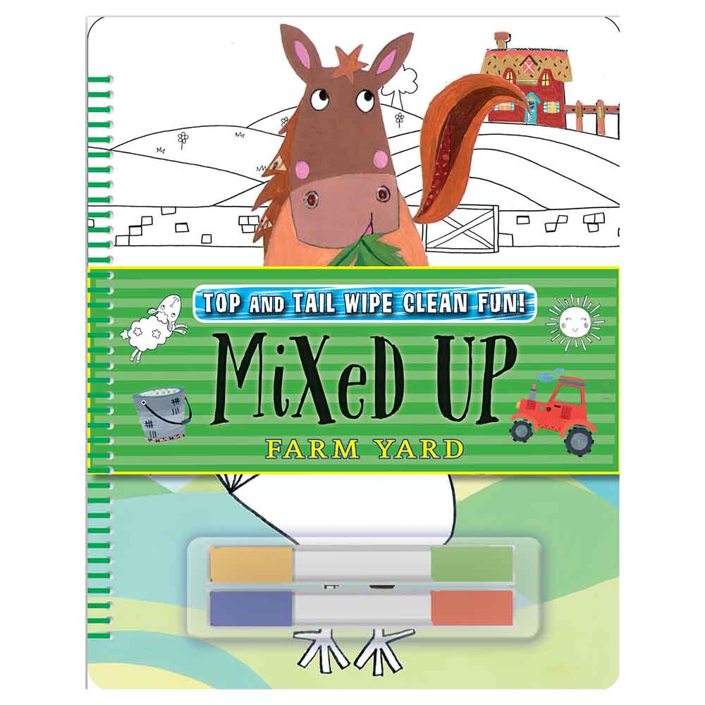 Top and Tail Wipe Clean Fun - Mixed Up Farmyard