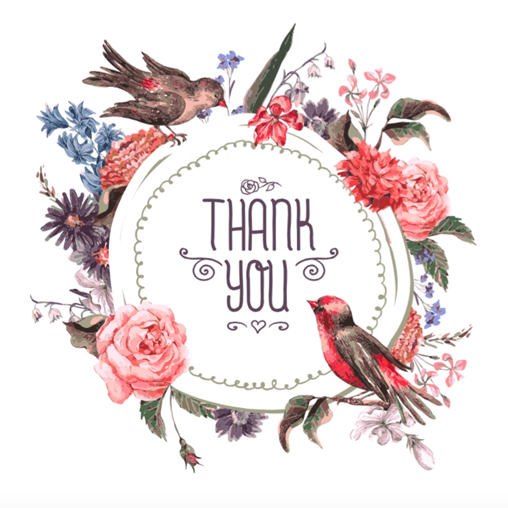 بيناك - بطاقة معايدة حجم A6 - Thank You 