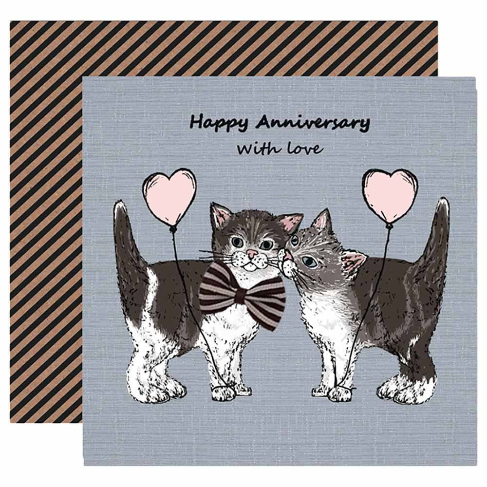 Apple And Clover - Anniversary Cats Card