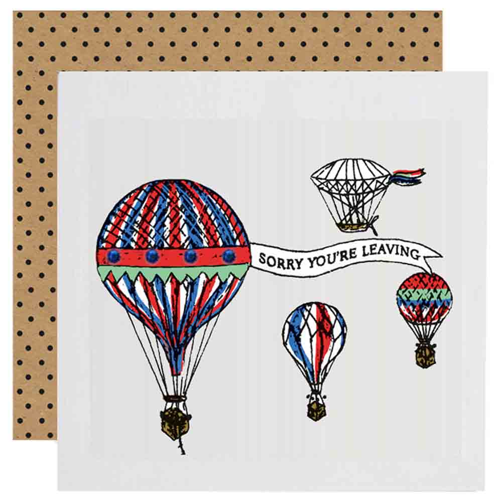 Apple & Clover - Sorry You're Leaving Card