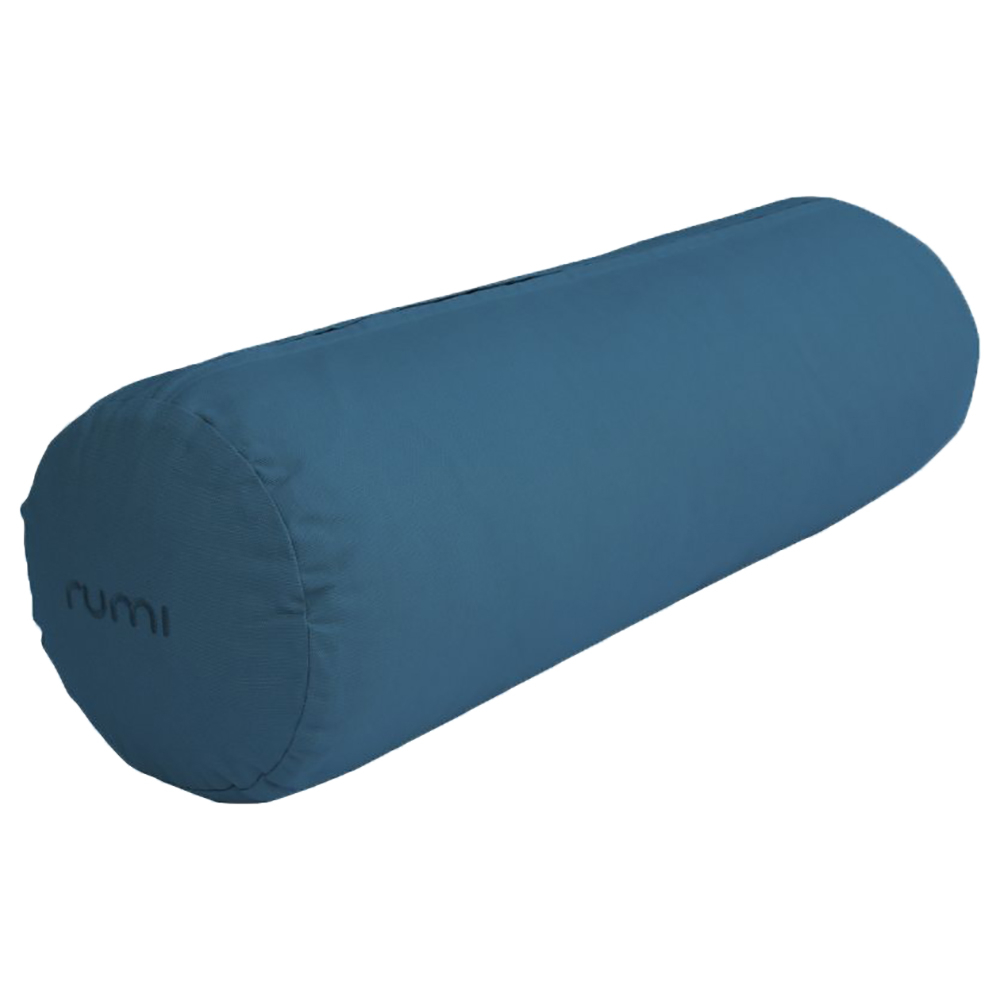 Rumi Earth - Yoga Cotton Bolster Round - Indigo