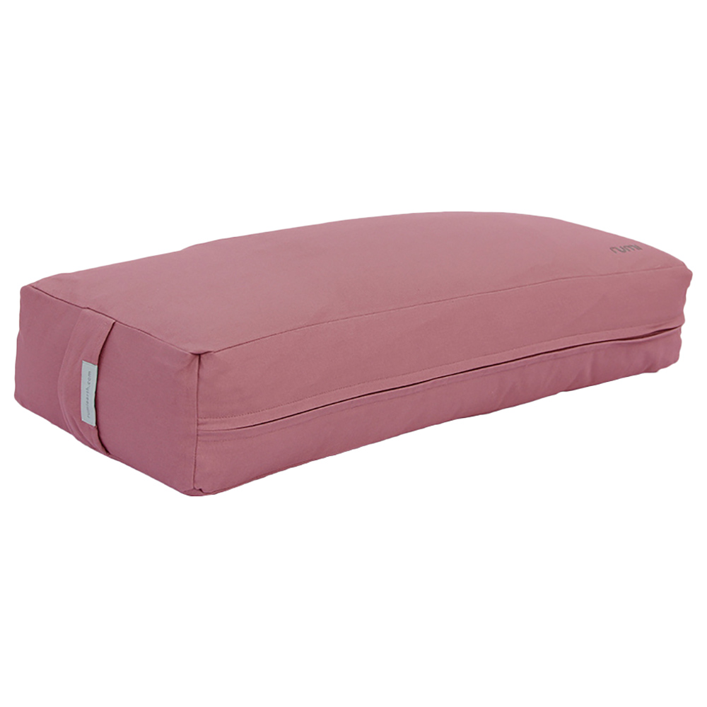 Rumi Earth - Yoga Cotton Bolster Rectangular - Dusty Rose 28 cm
