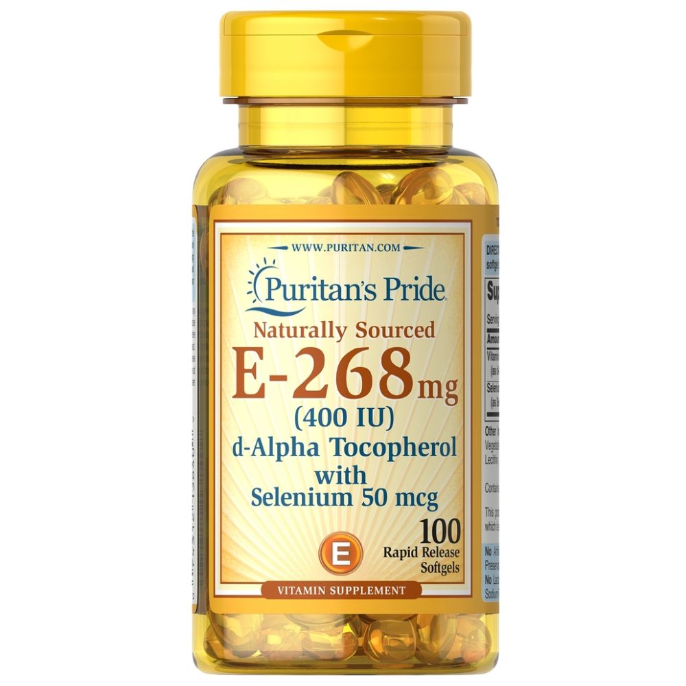 بيوريتان برايد - فيتامين إي سريع التحرير 268 ملغ - 100 كبسولة جلاتينية