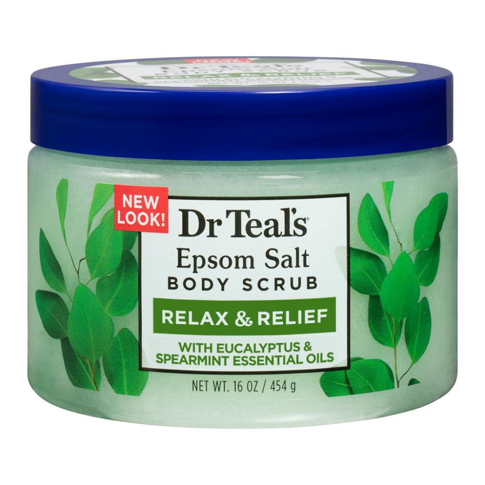 Dr Teal's - Epsom Salt Body Scrub Eucalyptus&Spearmint 454g