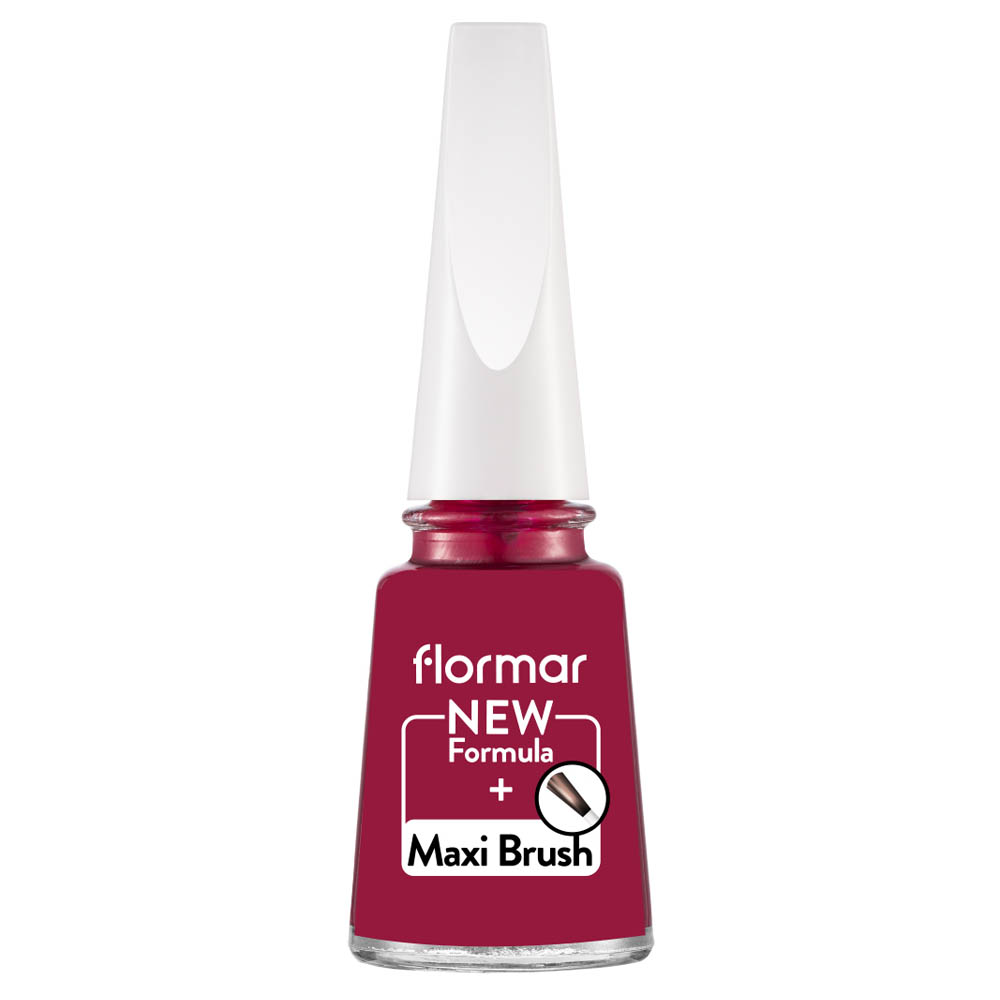 F/M Classic Nail Enamel with New Improved Formula & Thicker Brush - 075 Baroque Bordeaux
