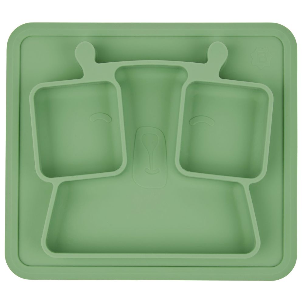 Badabulle Non-Slip Compartment Plate