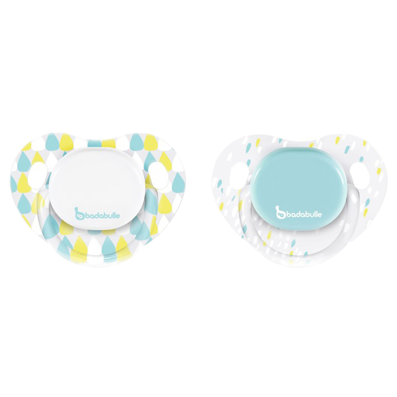 Badabulle - Physiological Soother,6-12M, 2pcs - Drops