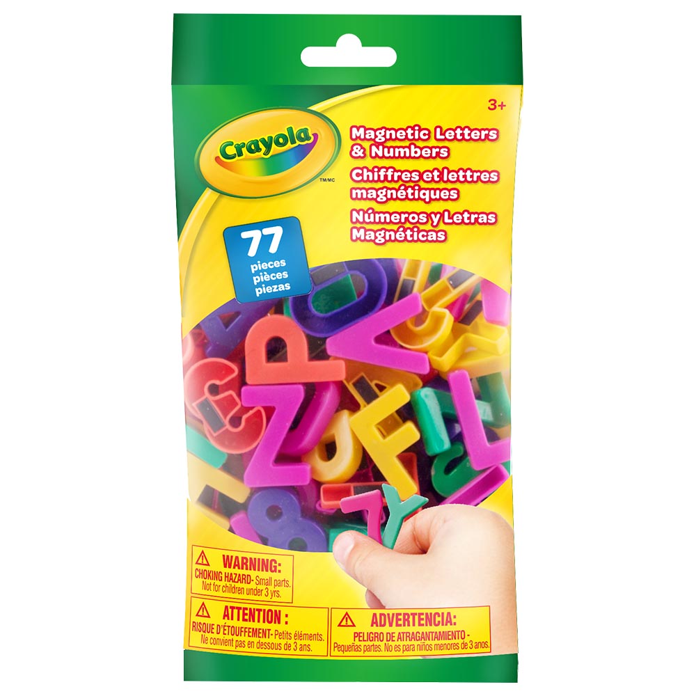 Crayola - Grow'n Up Magnetic Letters & Numbers - 77pcs