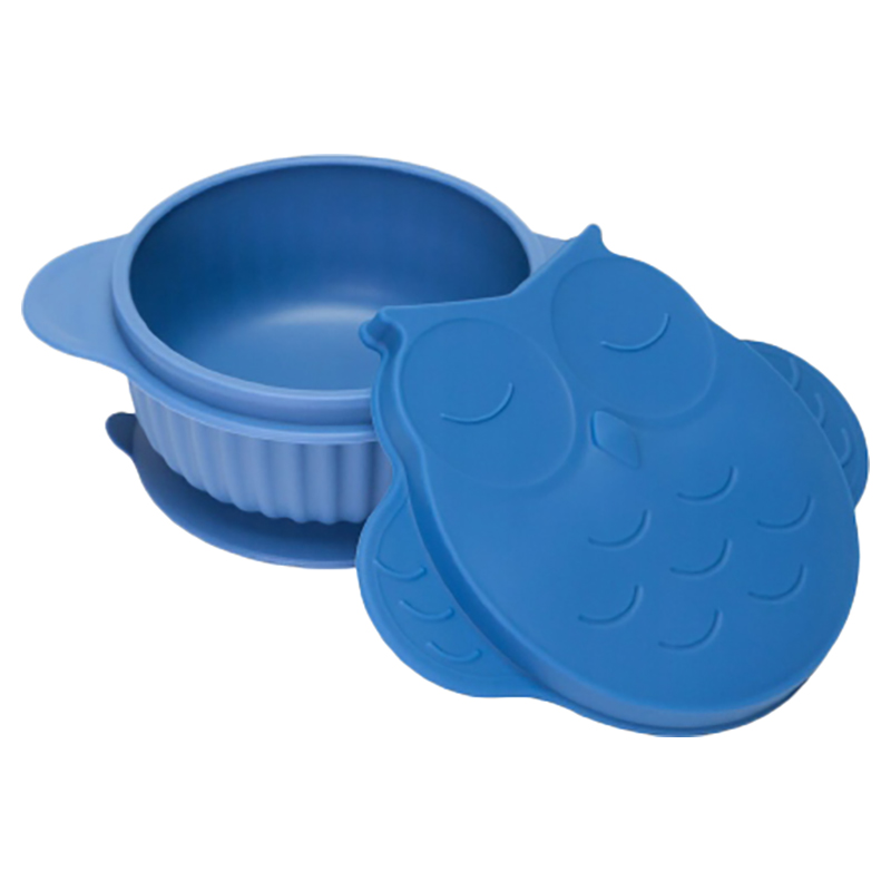 Innogio Gio Owl Bowl with Lid - Blue