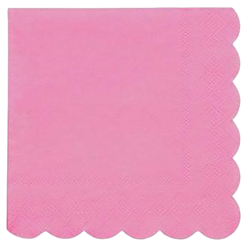 Meri Meri - Coral Simply Eco Small Napkins - 20 Pcs