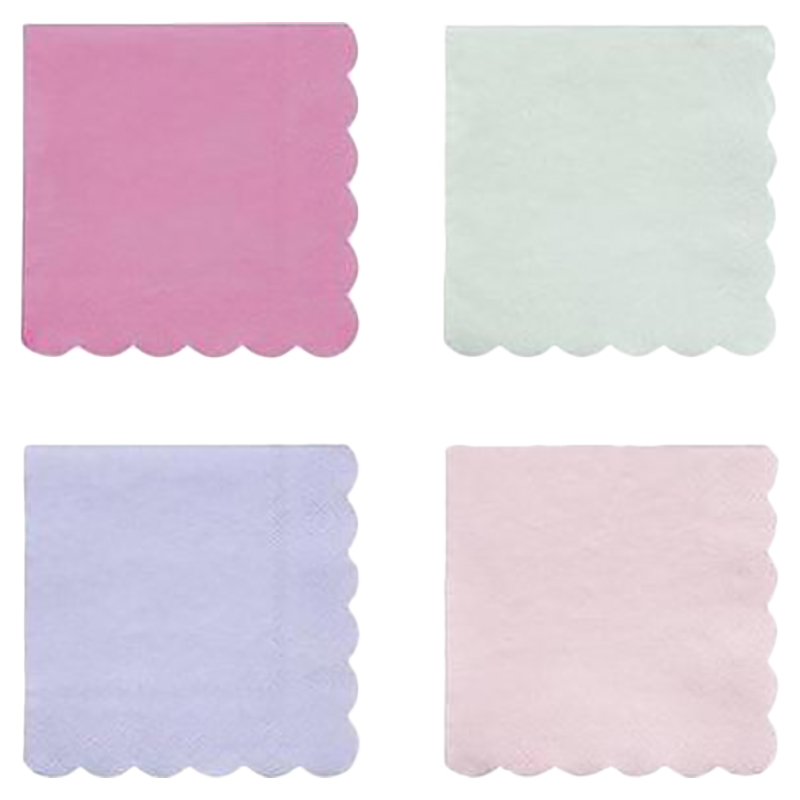 Meri Meri - Multicolor Simply Eco Small Napkins 20pcs
