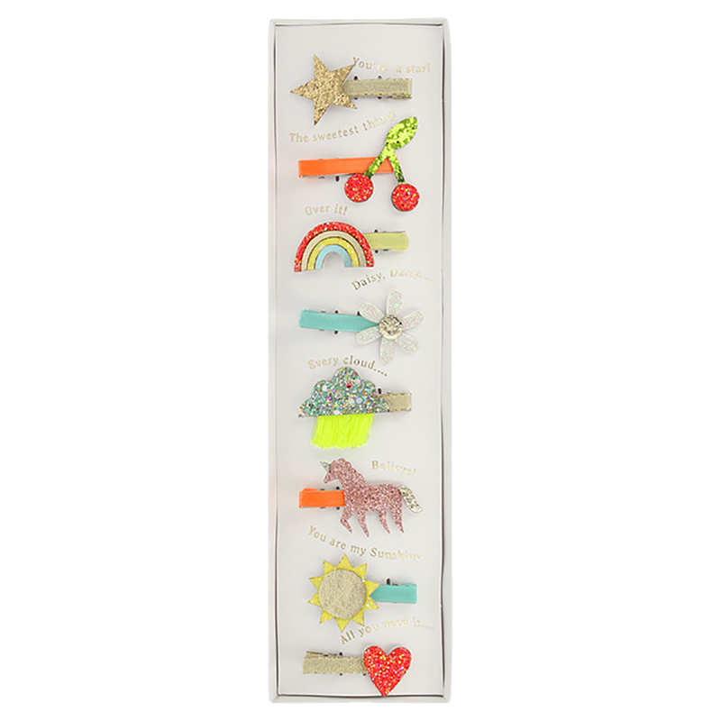 Meri Meri - Icon Hair Clips - 8pcs