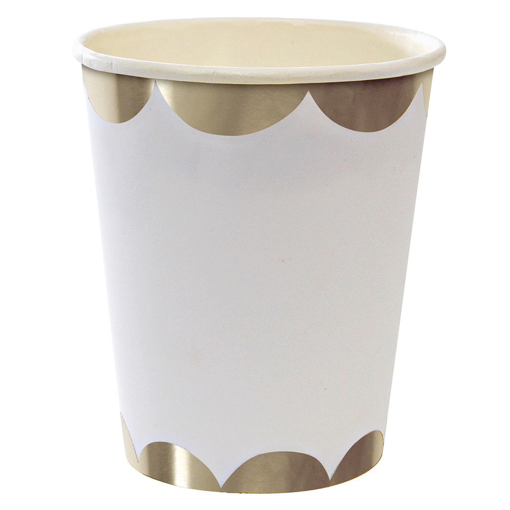 Meri Meri - Toot Sweet Party Cup - 9 oz - Silver